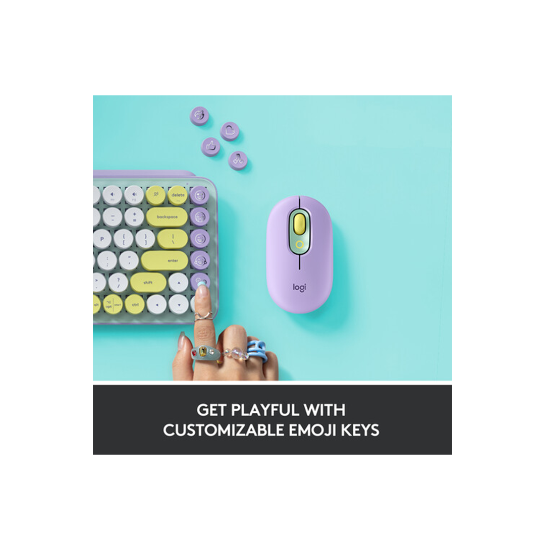 Logitech POP Keys Wireless Bluetooth Mechanical Keyboard - Daydream Mint in Qatar Logitech POP Keys Wireless Bluetooth Mechanical Keyboard - Daydream Mint in Qatar